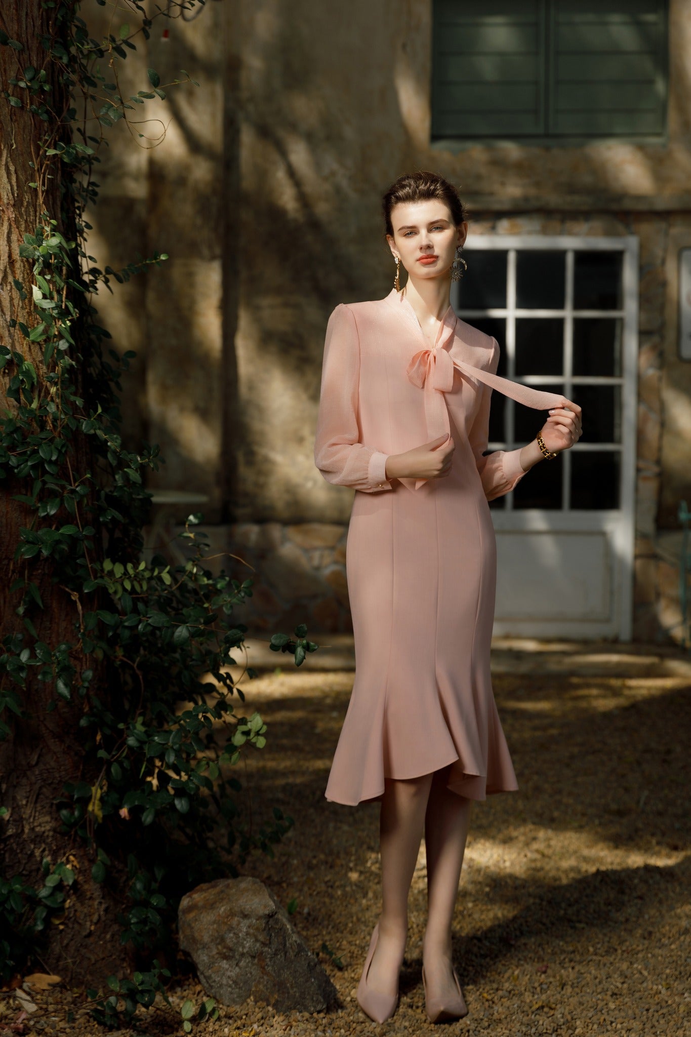 Blush Blossom Dress