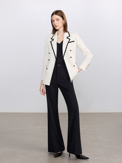 Monochrome Majesty 3-Piece Power Set (Blazer+Pant+Dress)