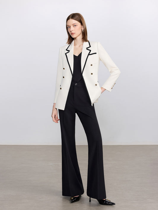 Monochrome Majesty 3-Piece Power Set (Blazer+Pant+Dress)