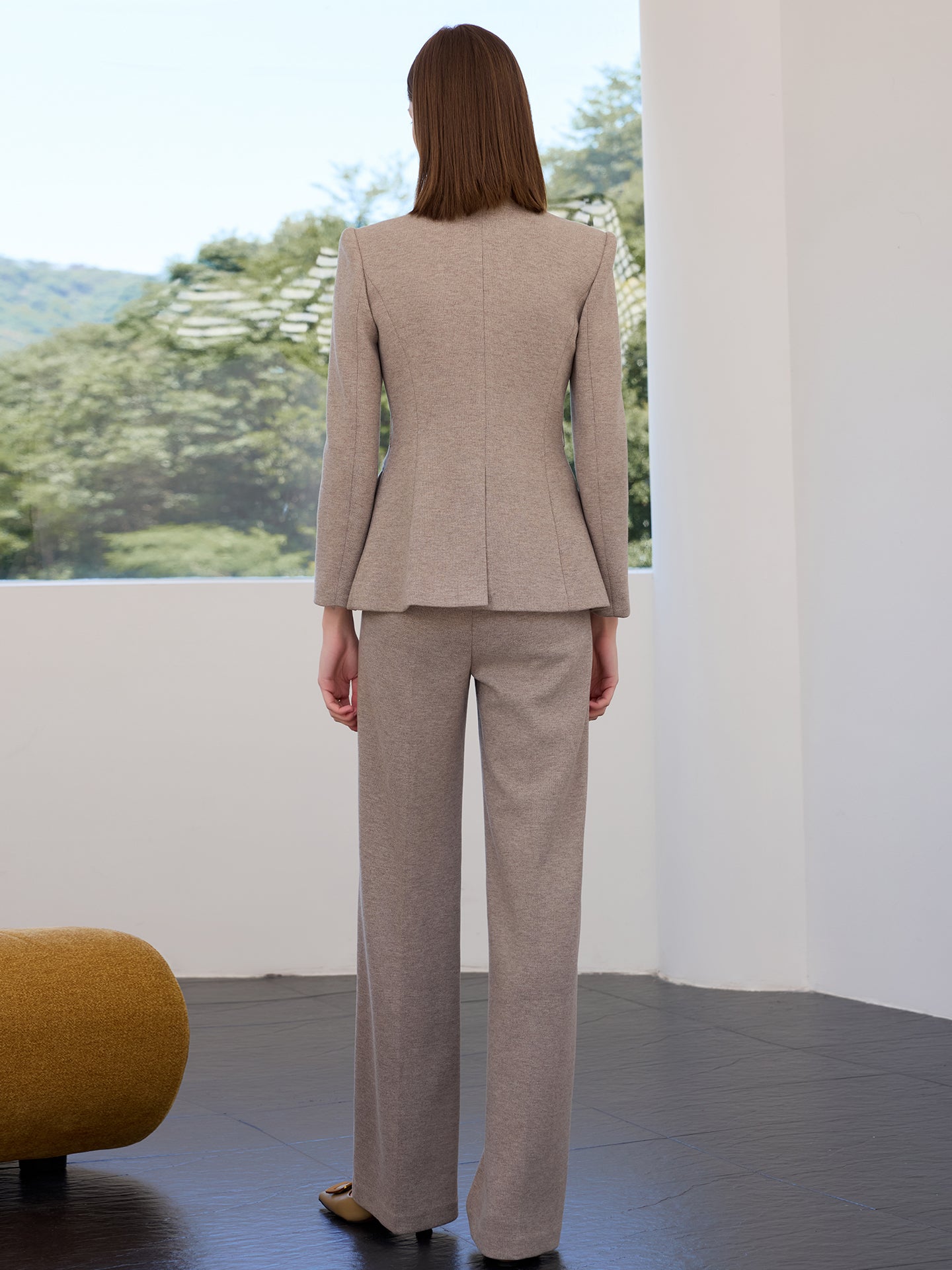 Éclat Taupe Heritage Pant Suit
