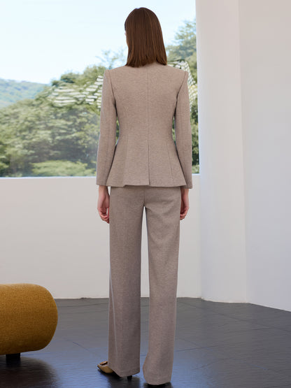 Éclat Taupe Heritage Pant Suit
