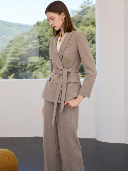 Éclat Taupe Heritage Pant Suit