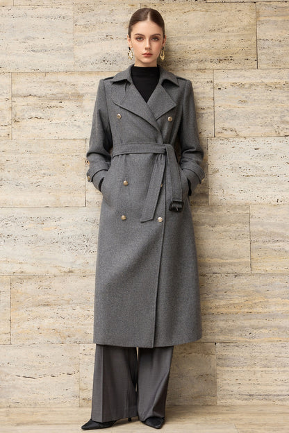 Gris Royale Heritage Trench Coat
