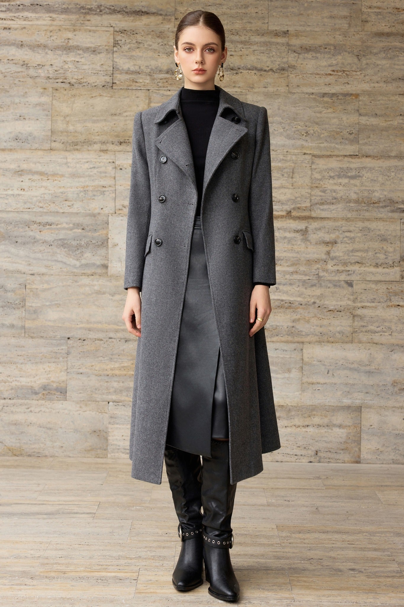 Gris Royale Heritage Trench Coat