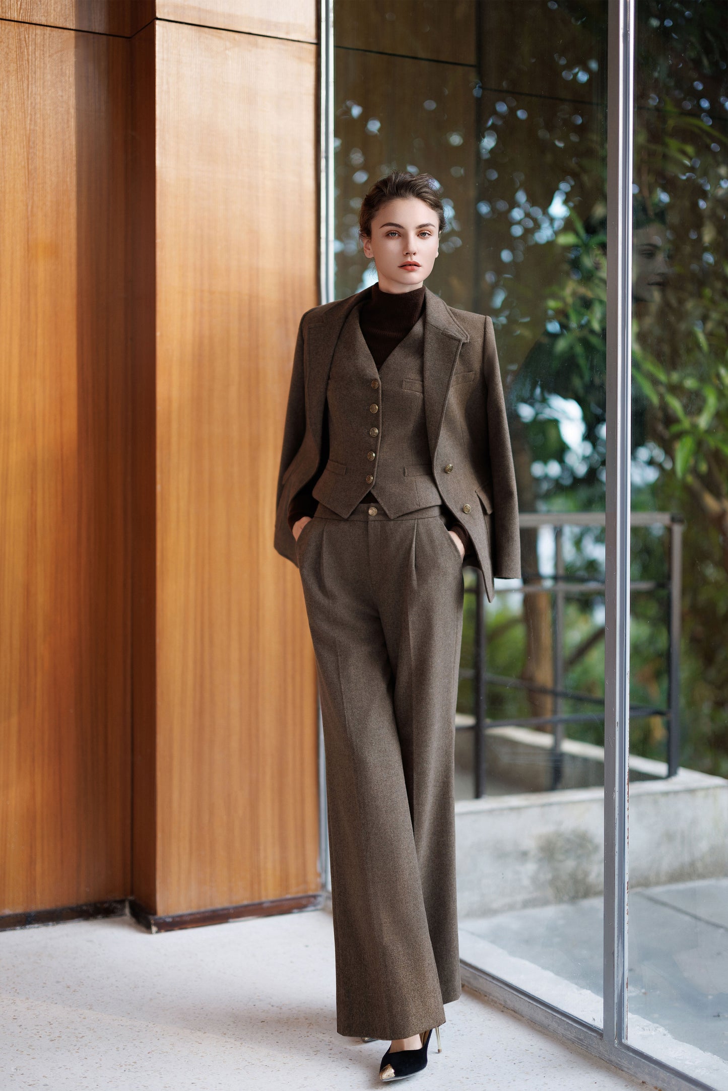 Margaux Héritage Tailored Three-Piece Suit