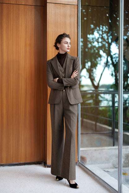Margaux Héritage Tailored Three-Piece Suit